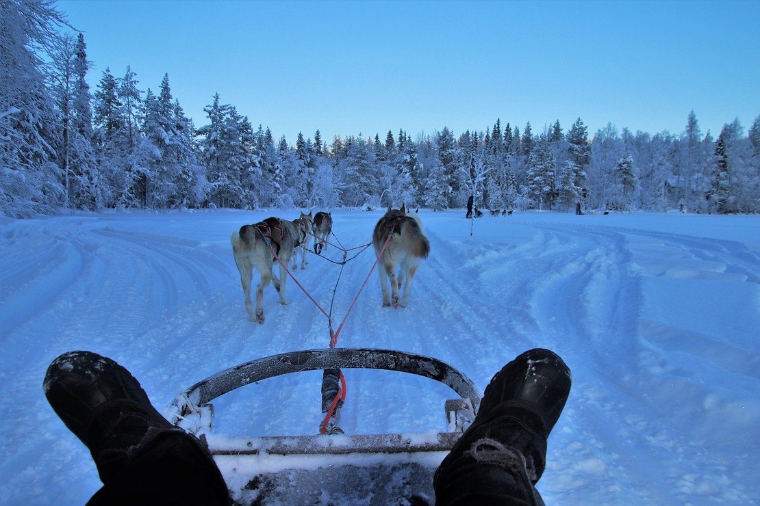 De magie van sneeuwwit Lapland
