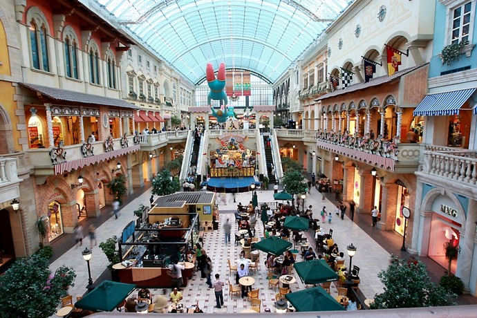 Dubai-Mall zicht binnen
