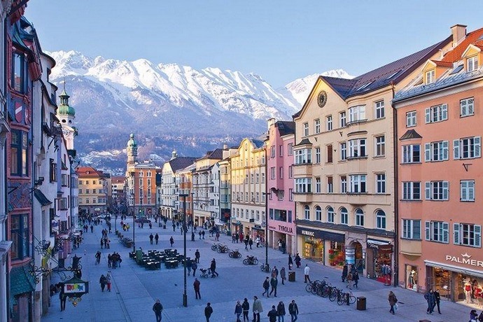 Innsbruck, hoofdstad van Tirol